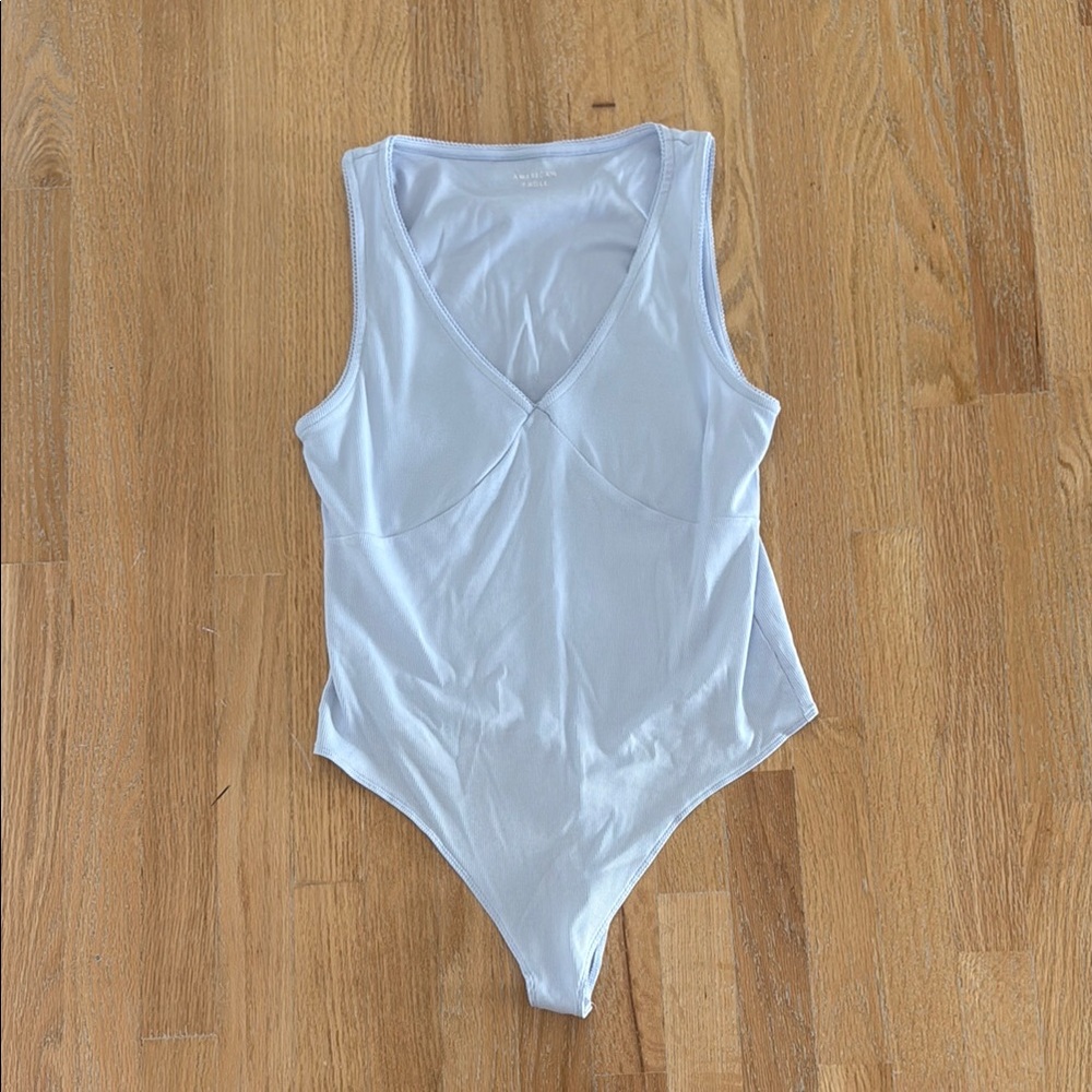 American Eagle Outfitters Blue Bodysuit Top